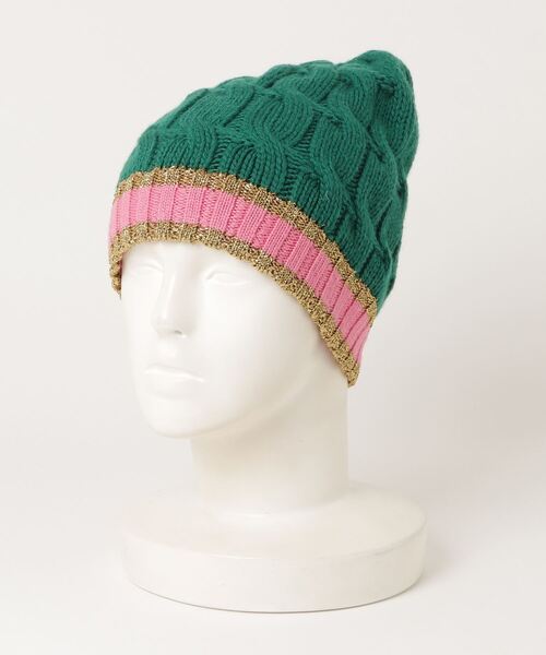 GUCCI（グッチ） ニットキャップ M グリーン レディース : ZOZOTOWN