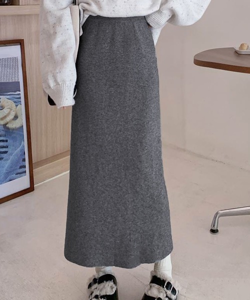 「Amulet」 ニットスカート FREE ブラック レディース_画像5