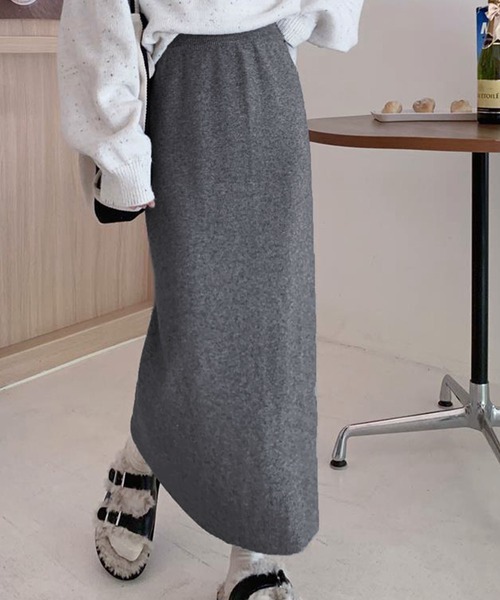 「Amulet」 ニットスカート FREE ブラック レディース_画像9