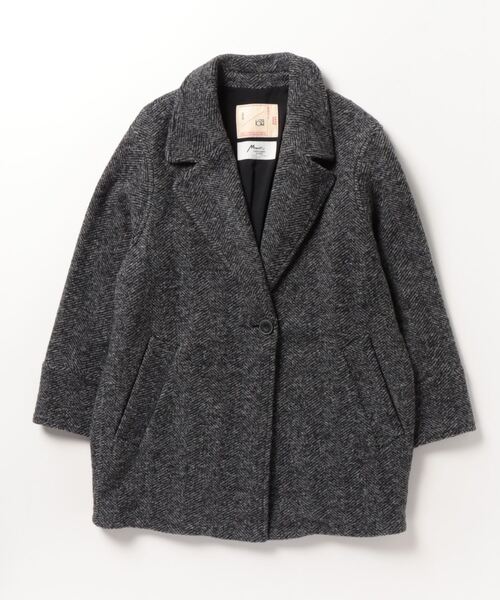 NANO universe【美品】チェスターコート グレー M NANO universe（ナノ・ユニバース） チェスターコート M グレー