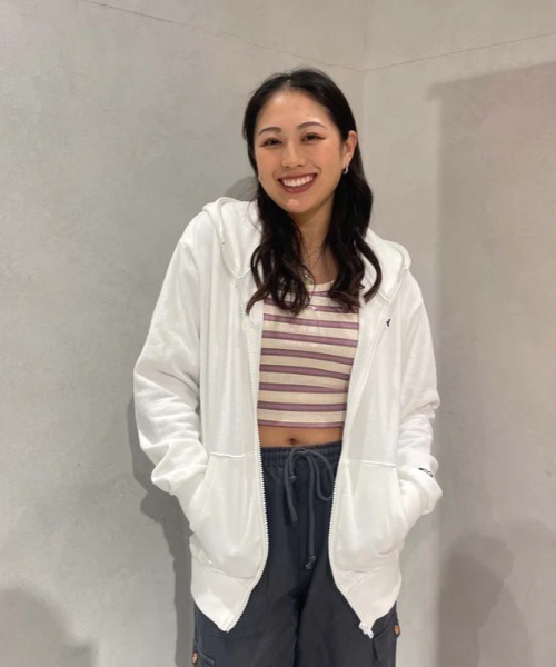 ROXY トレーナー スウェット OUR STYLE FLOW ZIP /ロキシーロゴ