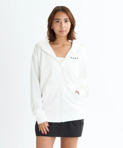 トレーナー スウェット OUR STYLE FLOW ZIP /ロキシーロゴバックプリントジップアップパーカー レディース ROXY トレーナー スウェット OUR STYLE FLOW ZIP /ロキシーロゴ