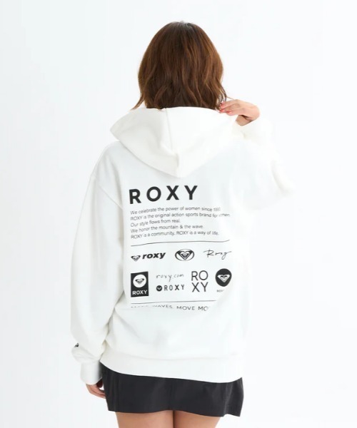 トレーナー スウェット OUR STYLE FLOW ZIP /ロキシーロゴバックプリントジップアップパーカー レディース ROXY トレーナー スウェット OUR STYLE FLOW ZIP /ロキシーロゴ