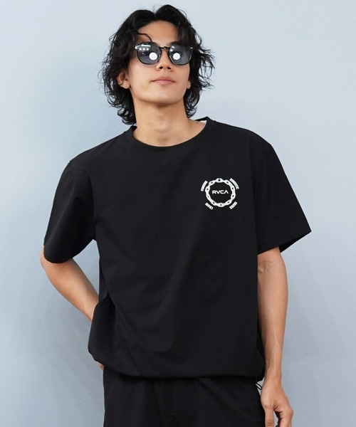 RVCA ルーカ ラッシュガード 半袖Tシャツ M,XLサイズ ブラック 楽天市場】RVCA ルーカ ラッシュ ガードTシャツ 半袖 ティー