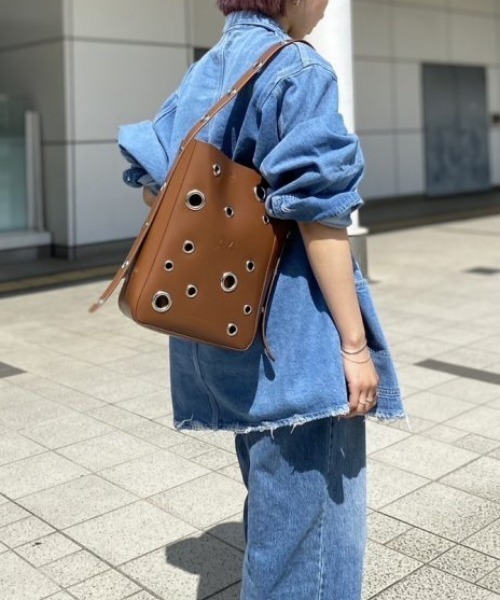 ハンドメイドなな Scrap Book トートバッグ 「nana-nana」Peephole A4 レディース