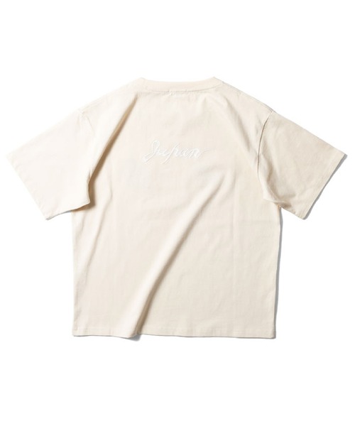 HOUSTON tシャツ 刺繍半袖Tシャツ(CAT) レディース メンズ