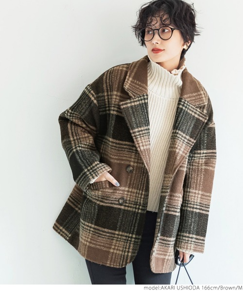 「coca（coca）」 チェスターコート M ブラウン レディース_画像4