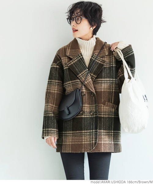 「coca（coca）」 チェスターコート M ブラウン レディース_画像9
