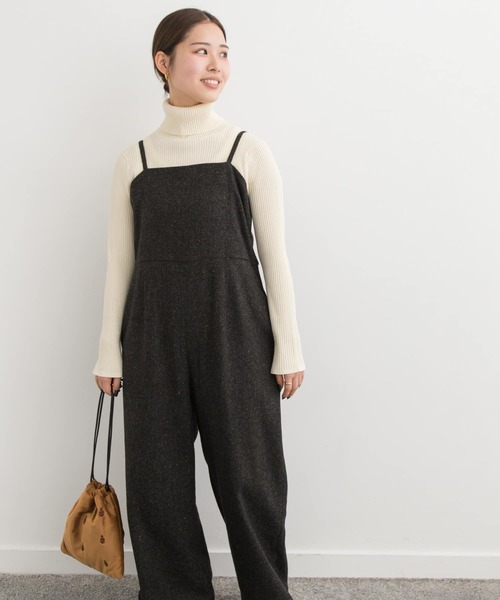 かぐれ　チャコール　新品タグ付き　リネンサロペット　アーバンリサーチドアーズ かぐれ チャコール 新品タグ付き リネンサロペット アーバンリサーチ