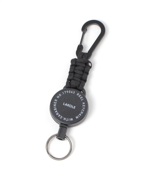 LAKOLE（ラコレ） キーホルダー リール付き組紐カラビナ / 326945