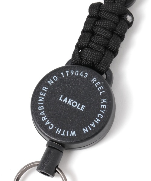 kuttantanページ LAKOLE キーホルダー リール付き組紐カラビナ / 326945 : ZOZOTOWN