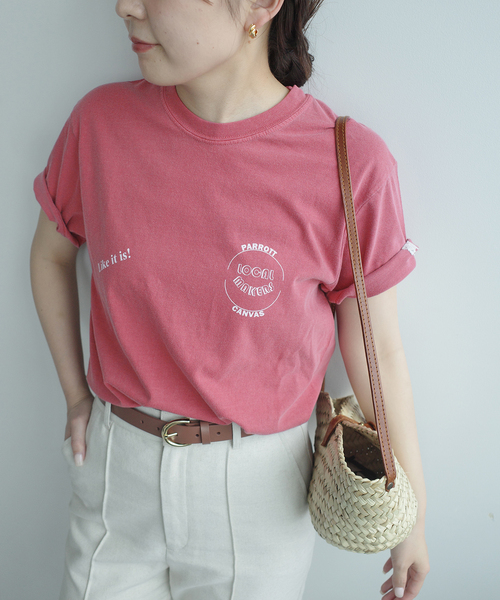 【PARROTT CANVAS/パロットキャンバス】ロンTEE / ロゴ / フ PARROTT CANVAS パロットキャンバス ティーティージェイ S/S
