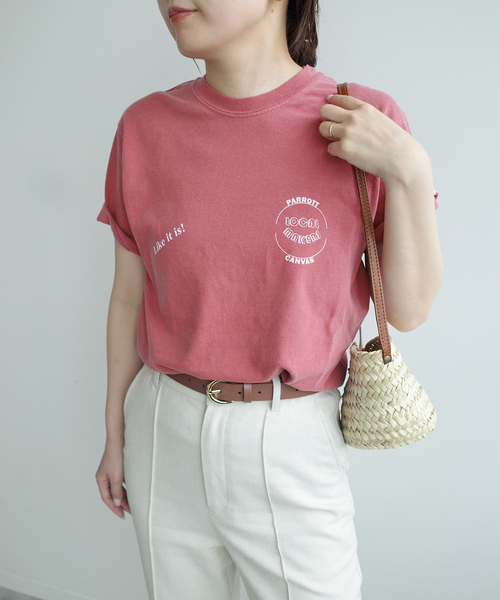 tシャツ PARROTT CANVAS/パロットキャンバス ローカルメーカーズTEE レディース PARROTT CANVAS tシャツ CANVAS/パロットキャンバス ローカル