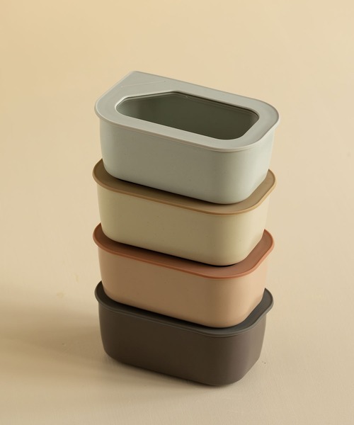 FIKA キッチン FIKAONE 陶磁器製食品保存容器600ml 四角タイプ