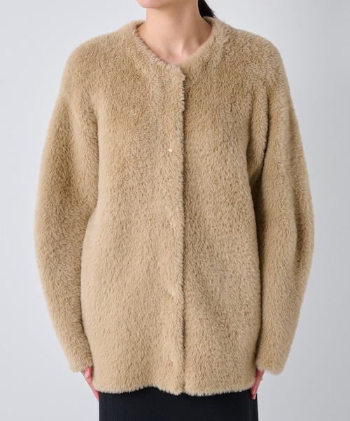 「GALLARDAGALANTE」 ニットカーディガン FREE ライトグレー レディース_画像2