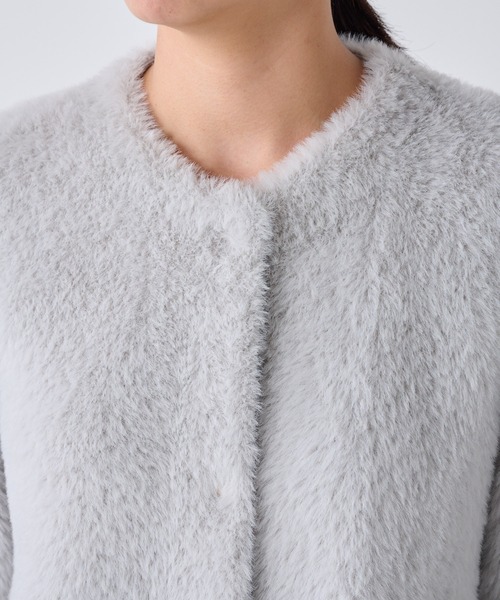 「GALLARDAGALANTE」 ニットカーディガン FREE ライトグレー レディース_画像8