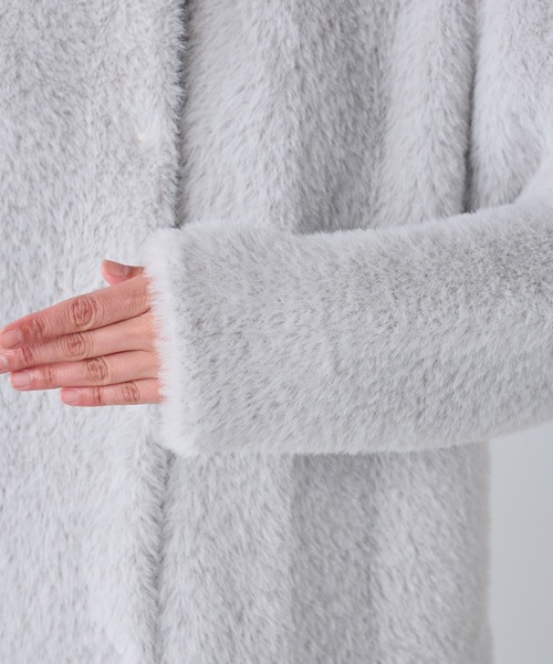 「GALLARDAGALANTE」 ニットカーディガン FREE ライトグレー レディース_画像9