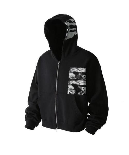ROARINGRAD パーカー 「ROARINGRAD」WASHED HOODIE ZIP-UP 2