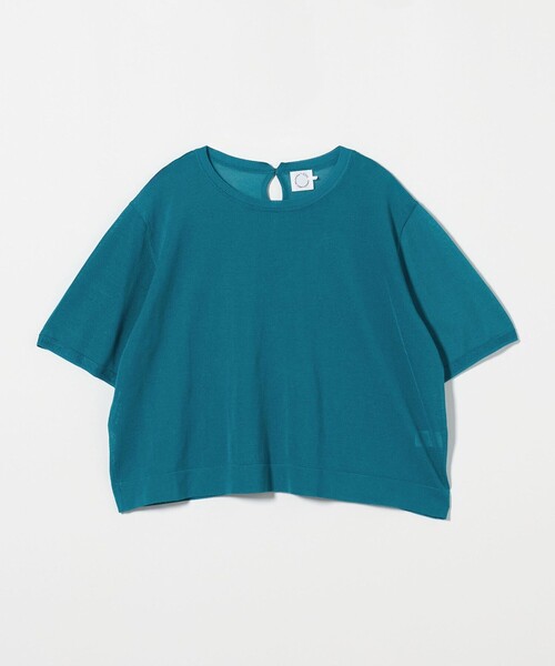 ニット セーター Circ クロップド ニット TEE -接触冷感- レディース