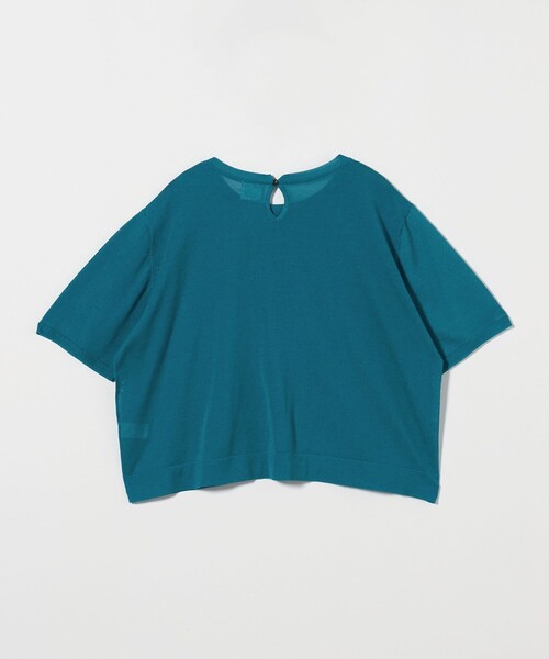 ニット セーター Circ クロップド ニット TEE -接触冷感- レディース