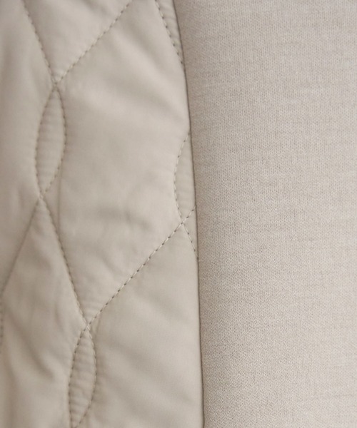 「IKKA LOUNGE」 中綿ブルゾン L チャコールグレー レディース_画像4