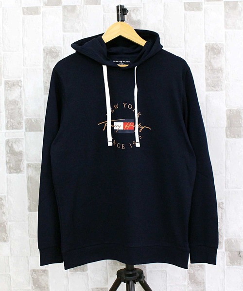 TOMMY HILFIGER パーカー サークルロゴグラフィックスウェットパーカー