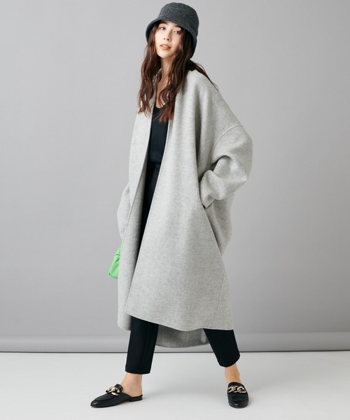 COLLAGE GALLARDAGALANTE ライトグレー コート COLLAGE GALLARDAGALANTE（コラージュ ガリャルダガランテ） コート