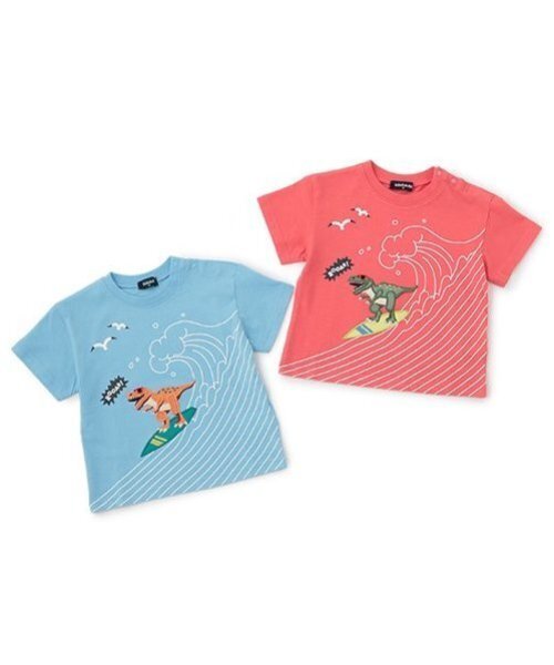 kladskap（クレードスコープ） tシャツ サーフィンザウルス半袖Tシャツ