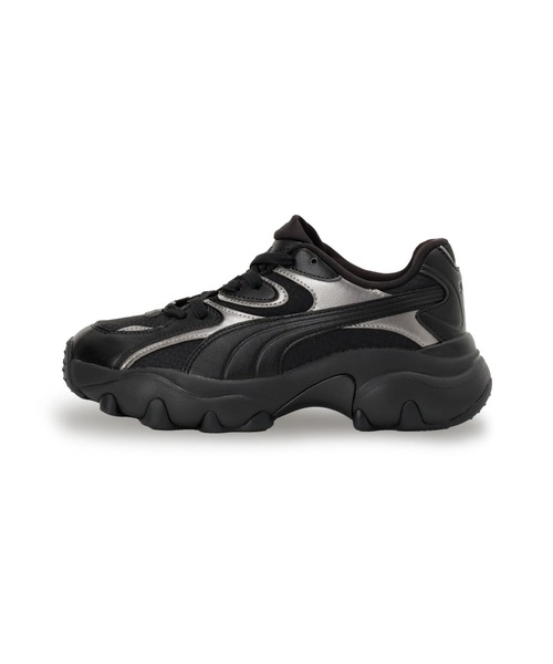 【PUMA】 W PULSAR LITE SHINMERY W.WH/SILVER 国内発送 PUMA スニーカー PULSAR LITE SHIMMERY WNS（プーマ パルサー