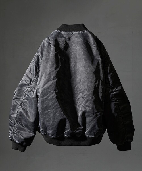 【完売品 Lサイズ】FREAK'S STORE MA-1 フライトジャケット 黒 FREAK'S STORE（フリークスストア） ブルゾン MEDIUM ブラック メンズ