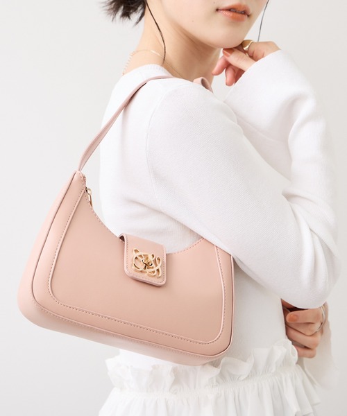 VIS（ビス） ショルダーバッグ バッグ 「180℃美人見え」ハンドルリボン