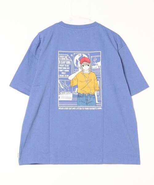 アンコキーヌ　リトルミィバックプリントTシャツ　レッドSサイズ RED CAP GIRL tシャツ 「RED GIRL/レッドキャップガール