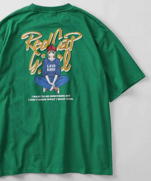 RED CAP GIRL tシャツ 「70」「RCG」ワンポイント刺繍 ガール