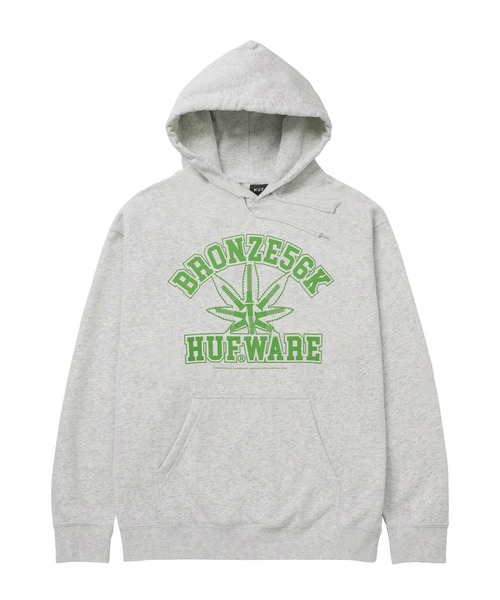 HUF 「HUF」 プルオーバーパーカー MEDIUM アッシュグレー