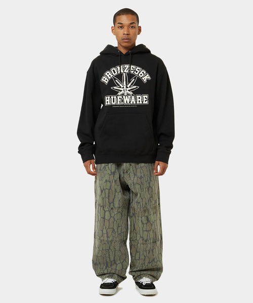 HUF 「HUF」 プルオーバーパーカー MEDIUM アッシュグレー