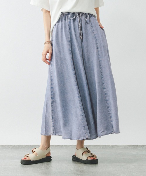 デニムスカート KIKKA ikka｜デニムロングスカート | Rakuten Fashion(楽天