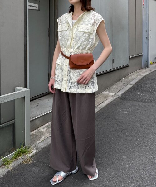 ヴェロモーダ Vero Moda 【 Strappy Top Women 】 ファッション レディースファッション トップス ベスト ジレ レディー CIAOPANIC TYPY ベスト ジレ レースミリタリーベスト レディース
