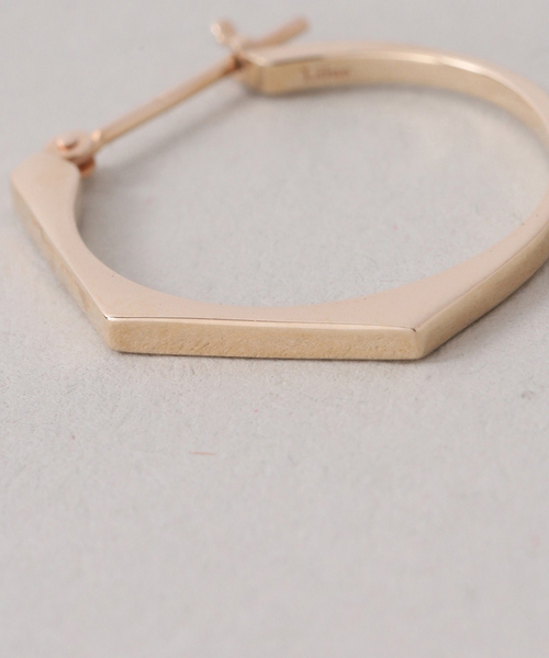 ピアス arrowライン ピアス K10(両耳) レディースの画像