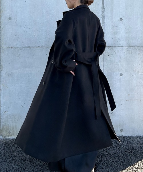 「JUNOAH」 コート MEDIUM ダークベージュ レディース_画像2