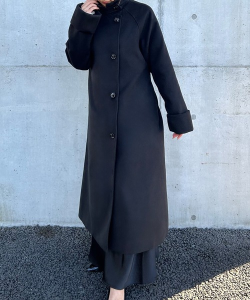 「JUNOAH」 コート MEDIUM ダークベージュ レディース_画像3