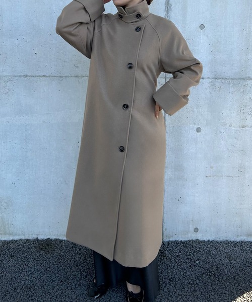 「JUNOAH」 コート MEDIUM ダークベージュ レディース_画像8
