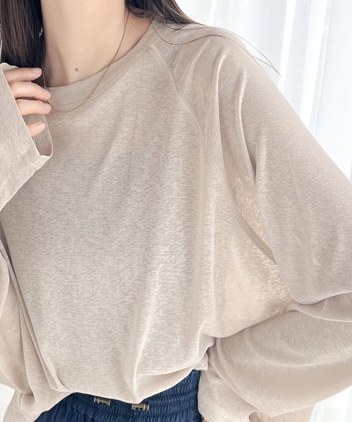 「classicalelf」 長袖カットソー MEDIUM グレー レディース