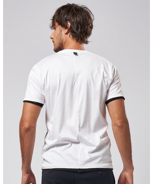 「wjk」 半袖Tシャツ SMALL ブルー系その他 メンズ