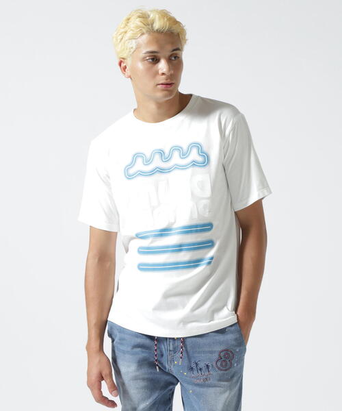 すぐ届く☆muta☆ MARINE/NEON WAVE SS Tシャツ 要在庫確認 muta MARINE/ムータ マリン/別注 NEON WAVE SS TEE | ROYAL