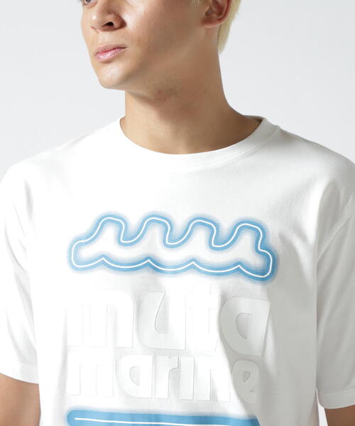 すぐ届く☆muta☆ MARINE/NEON WAVE SS Tシャツ 要在庫確認 muta MARINE tシャツ MARINE/ムータ マリン/別注 NEON WAVE SS