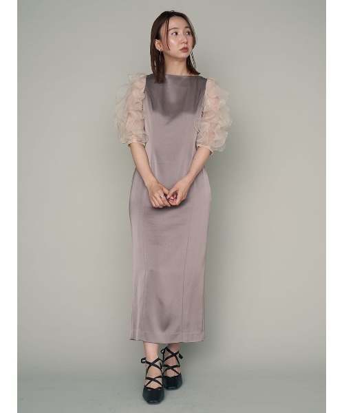 FRAY I.D（フレイ・アイディー） 半袖ワンピース 1 ネイビー