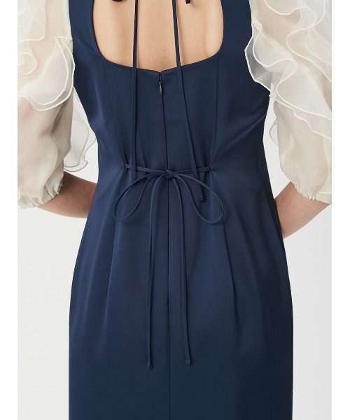 FRAY I.D（フレイ・アイディー） 半袖ワンピース 1 ネイビー