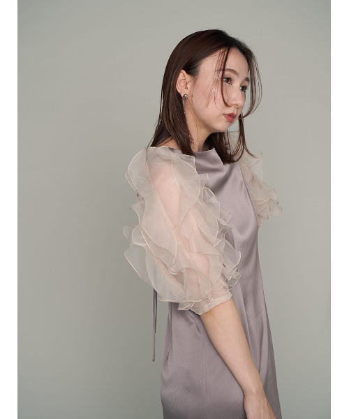 FRAY I.D（フレイ・アイディー） 半袖ワンピース 1 ネイビー