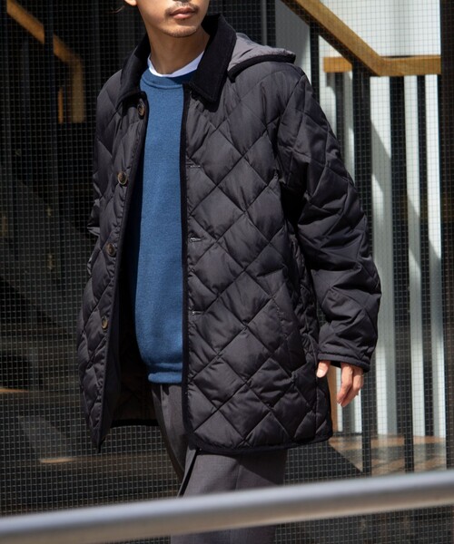 TAION（タイオン） ダウンジャケット M ブラック メンズ : ZOZOTOWN