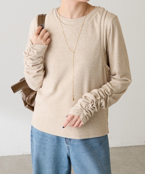 COLLAGE GALLARDAGALANTE レイヤードロンT COLLAGE GALLARDAGALANTE tシャツ パイルレイヤードロンT/2点